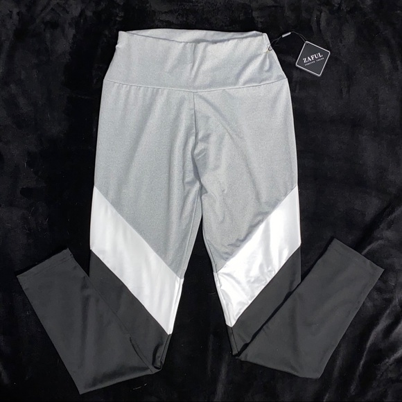 Colorblock High Waist Sports Leggings - Picture 2 of 6